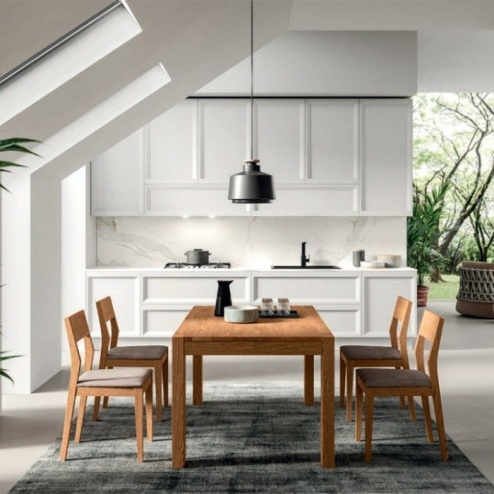 Sedia Ryana seduta imbottita FGF Mobili